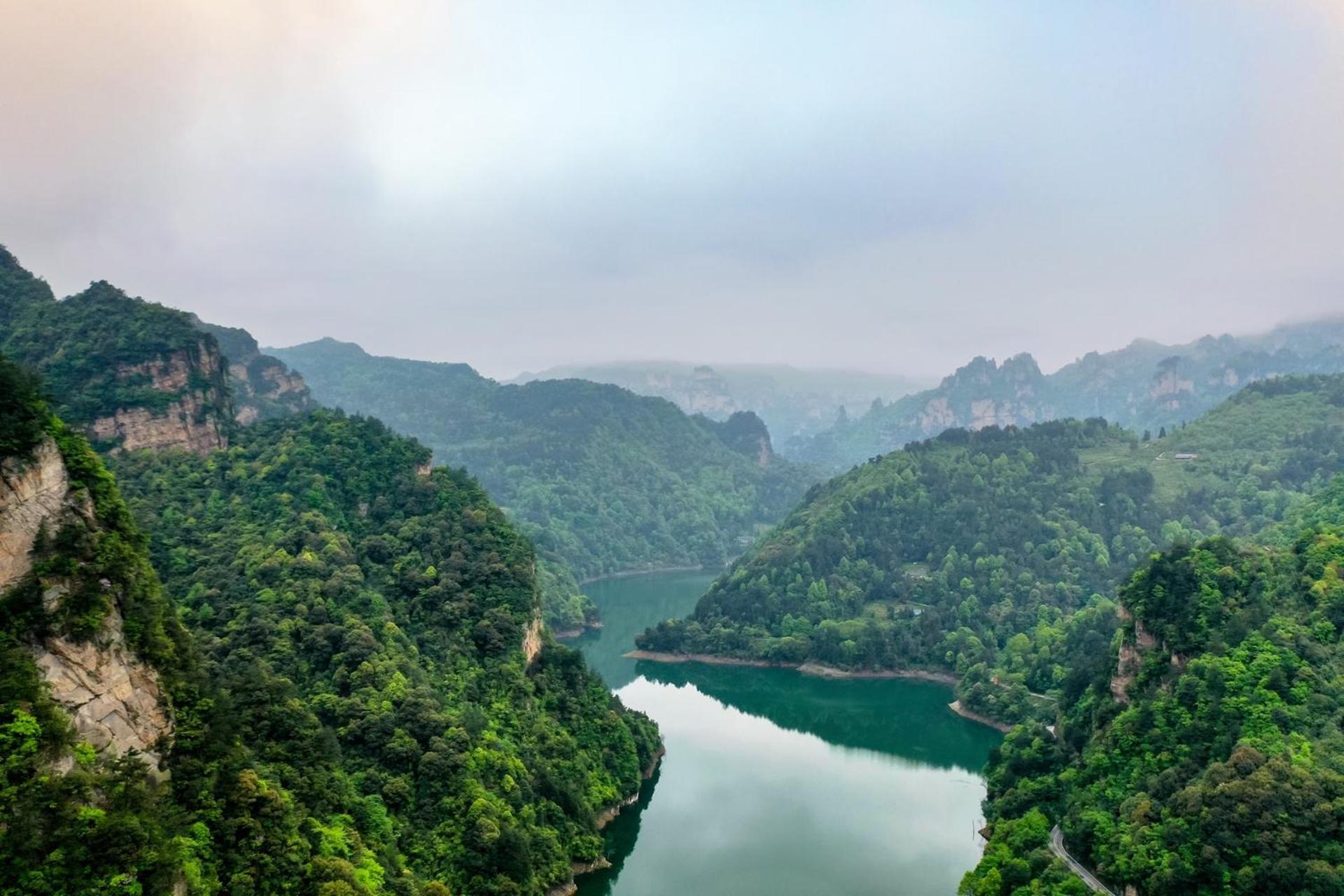 Mountain View Guesthouse Zhangjiajie Bagian luar foto