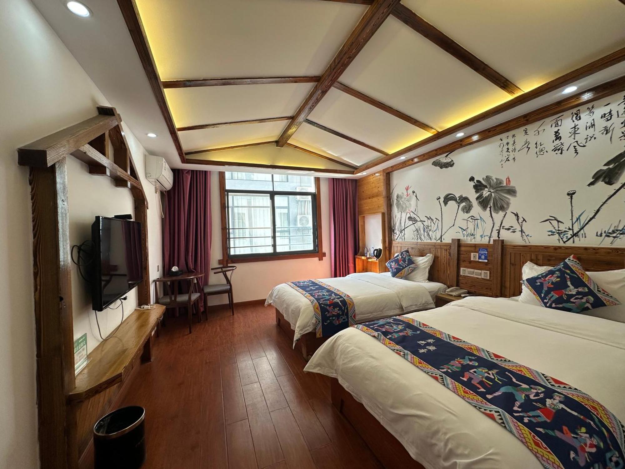 Mountain View Guesthouse Zhangjiajie Bagian luar foto